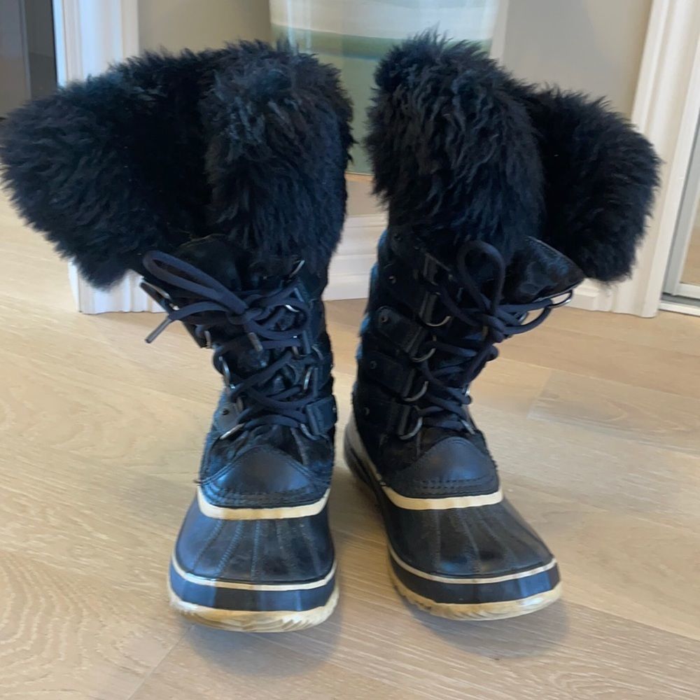 Sorel Winter Boots - Pony Hair with Swarovski Crystal Accents - Size 7